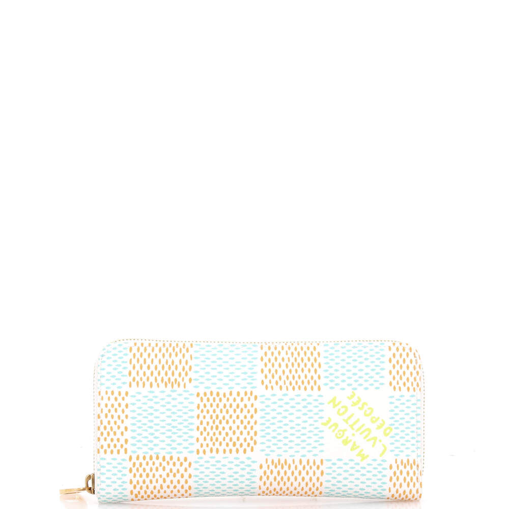 Louis Vuitton Vertical Zippy Wallet Limited Edition Damier Heritage Canvas
